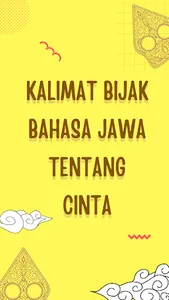 Kalimat Bijak Bahasa Jawa screenshot 1