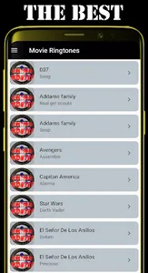 Movie Ringtones screenshot 1
