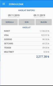 Şefim Mobil Rapor screenshot 1