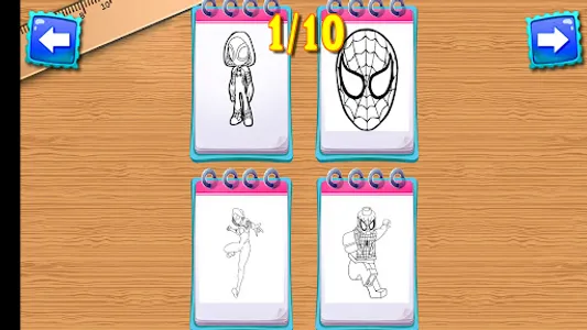 Gwen Drawing Coloring Book screenshot 1
