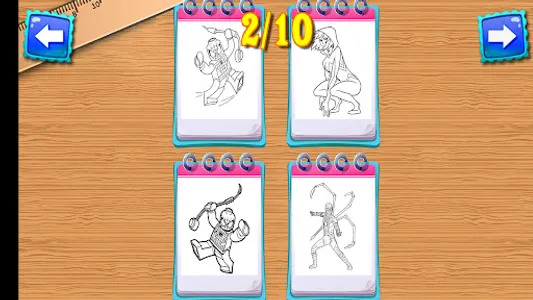 Gwen Drawing Coloring Book screenshot 2