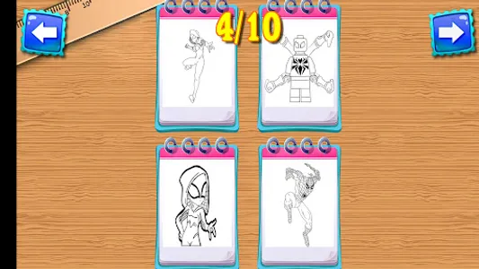 Gwen Drawing Coloring Book screenshot 3