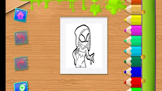 Gwen Drawing Coloring Book screenshot 4