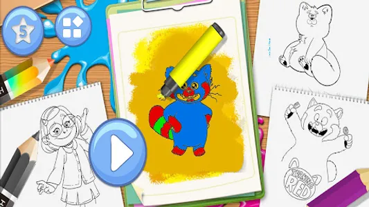 Bear Drawing Coloring Book screenshot 8