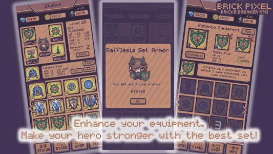Bricks Breaker Pixel RPG screenshot 3