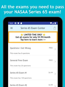 Series 65 Exam Center: NASAA S screenshot 13