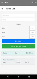 Split Your Bills screenshot 2