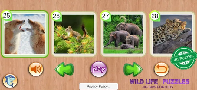Wild Life Puzzles Toddler screenshot 3