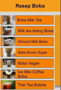 Resep Minuman Boba screenshot 0