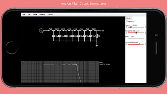 Analog Filter Circuit Simmulat screenshot 0