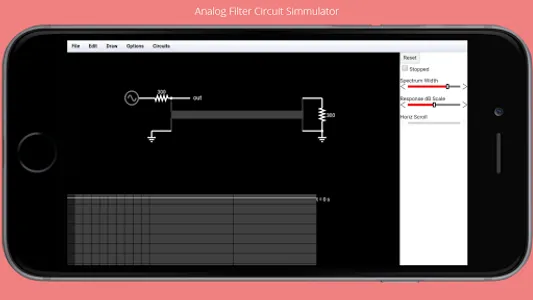 Analog Filter Circuit Simmulat screenshot 1