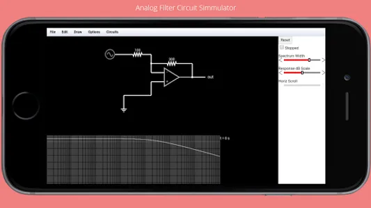 Analog Filter Circuit Simmulat screenshot 2