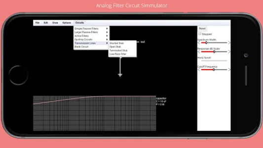 Analog Filter Circuit Simmulat screenshot 5