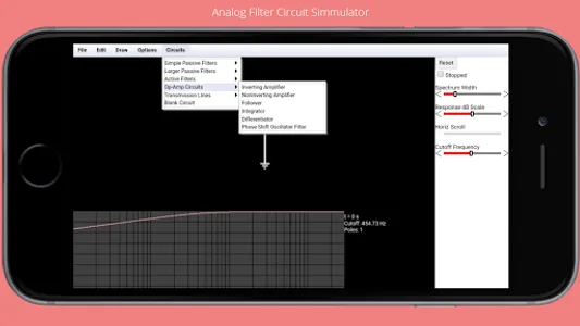 Analog Filter Circuit Simmulat screenshot 7