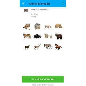 Animal Mammals Stickers screenshot 11