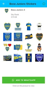 Boca Juniors Stickers screenshot 1
