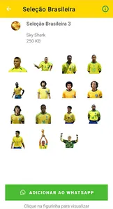 Figurinhas Seleção Brasileira screenshot 2