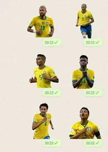Figurinhas Seleção Brasileira screenshot 8
