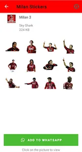 Milan Stickers screenshot 3