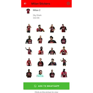 Milan Stickers screenshot 8
