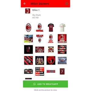 Milan Stickers screenshot 9