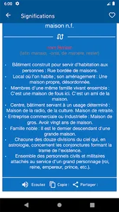 French dictionary offline screenshot 2