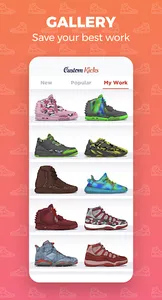 Custom Kicks - Coloring Book screenshot 1