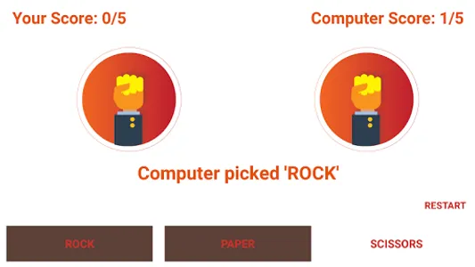 Rock Paper Scissor Game screenshot 2