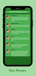South Indian breakfast recipes screenshot 2