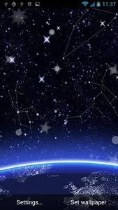 Stars Live Wallpaper screenshot 3