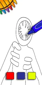 Doors Seek 2 Coloring Book screenshot 1