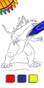 Godzilla Coloring Book screenshot 2