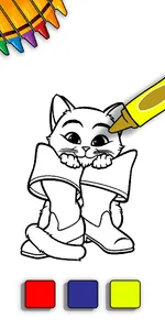 Puss In Boots coloring book screenshot 2