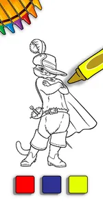 Puss In Boots coloring book screenshot 3