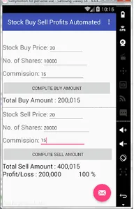 Stock Buy/Sell Profit Auto screenshot 3