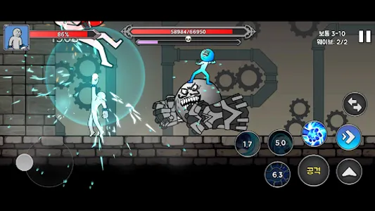 카툰액션 히어로즈 (스틱맨 액션 RPG) screenshot 3