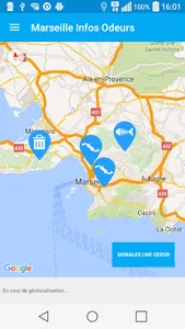 Marseille Infos Odeurs screenshot 0
