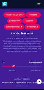 SunDex Vault - BNB Staking, Fa screenshot 0