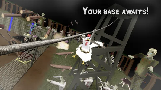 Chicken VS Zombie: PvP Defence screenshot 4