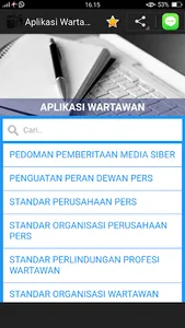 Aplikasi Wartawan screenshot 1