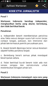 Aplikasi Wartawan screenshot 2