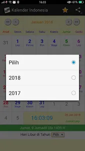 Kalender Indonesia screenshot 2