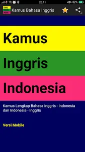 Kamus Bahasa Inggris - Offline screenshot 1