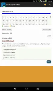 Simulasi Soal CAT CPNS screenshot 1