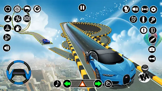 Impossible Mega Car Ramp 3d screenshot 3