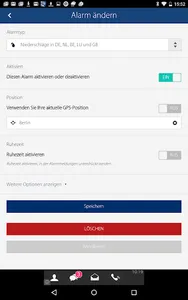 Realtime rainradar Europe screenshot 8