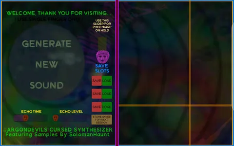 Argondevils Cursed Synthesizer screenshot 1
