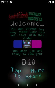 Talking D20 Sci-Fi Dice Roller screenshot 12