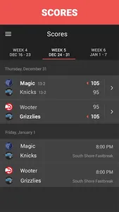 Team HUNC Basketball screenshot 1