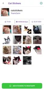 Cat Stickers screenshot 2